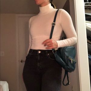 Off-white turtleneck